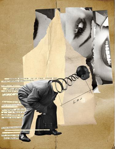 Print of Surrealism People Collage by Franz Falckenhaus