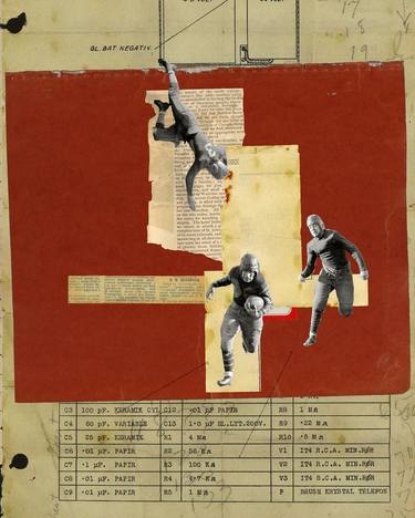Print of Surrealism Sports Collage by Franz Falckenhaus