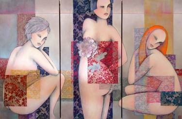 Original Nude Collage by Sibilla Bjarnason