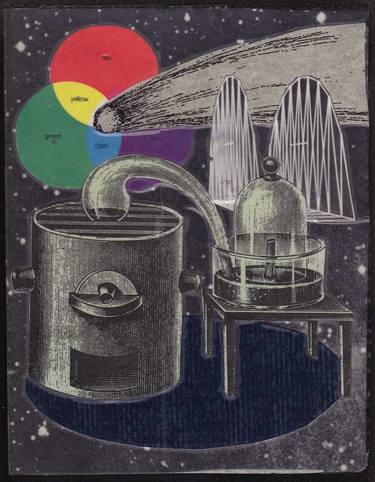 Print of Science/Technology Collage by Hailey Gaiser