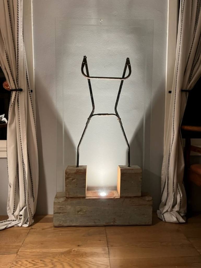 Original Abstract Nude Sculpture by Porter Elean