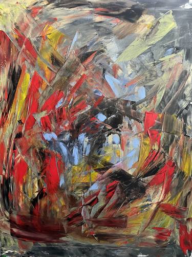 Original Abstract Expressionism Abstract Paintings by Andrew Ruffin
