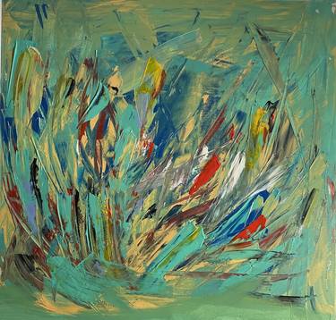 Original Abstract Expressionism Abstract Paintings by Andrew Ruffin