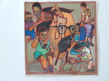 Print of Figurative Family Paintings by annemarie baldauf