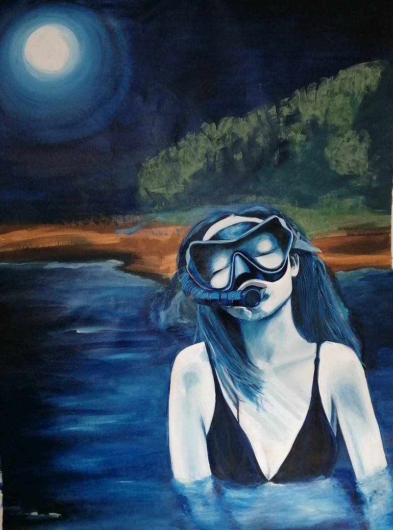 Original Contemporary Beach Paintings by Ivânia Ponte