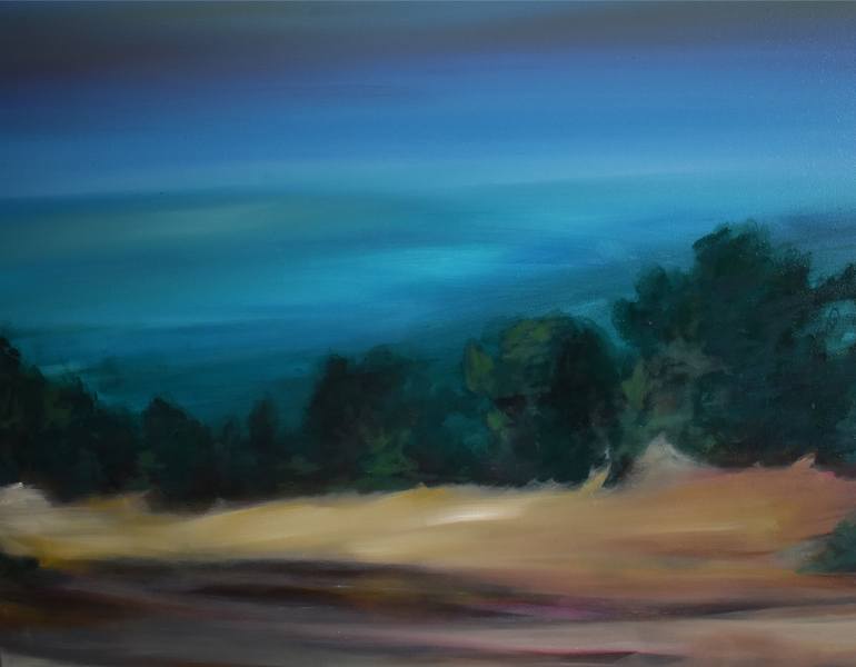 Original Minimalism Landscape Painting by Ivânia Ponte