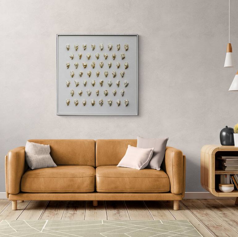 Original Minimalism Patterns Painting by Henk Broeke