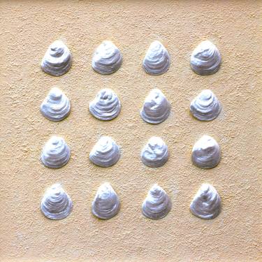 Minimalism Painting - Silver oyster composition - Wallobject 73 thumb