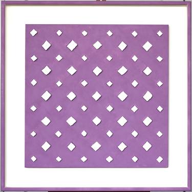 Minimalism Painting - Diagonal in purple - Wallobject 15 thumb