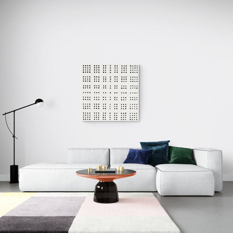 Original Minimalism Patterns Painting by Henk Broeke