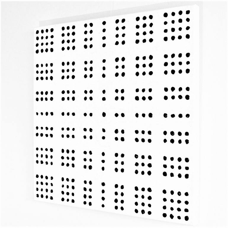 Original Minimalism Patterns Painting by Henk Broeke