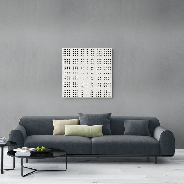 Original Minimalism Patterns Painting by Henk Broeke