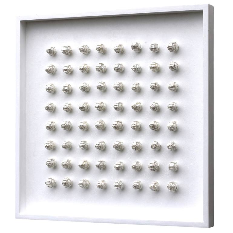 Original Minimalism Patterns Painting by Henk Broeke