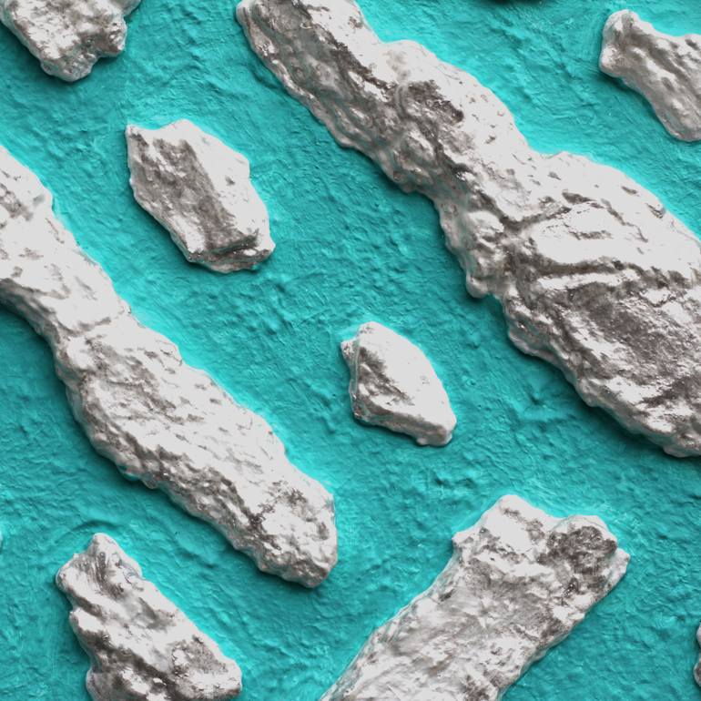 Original Minimalism Patterns Painting by Henk Broeke