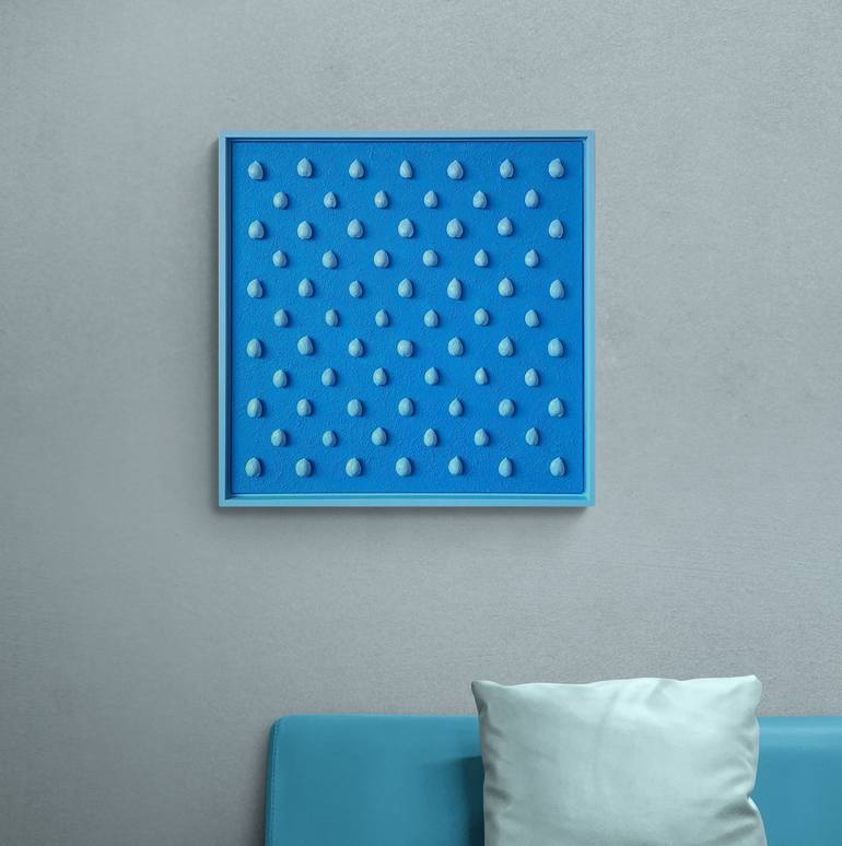 Original Minimalism Patterns Painting by Henk Broeke