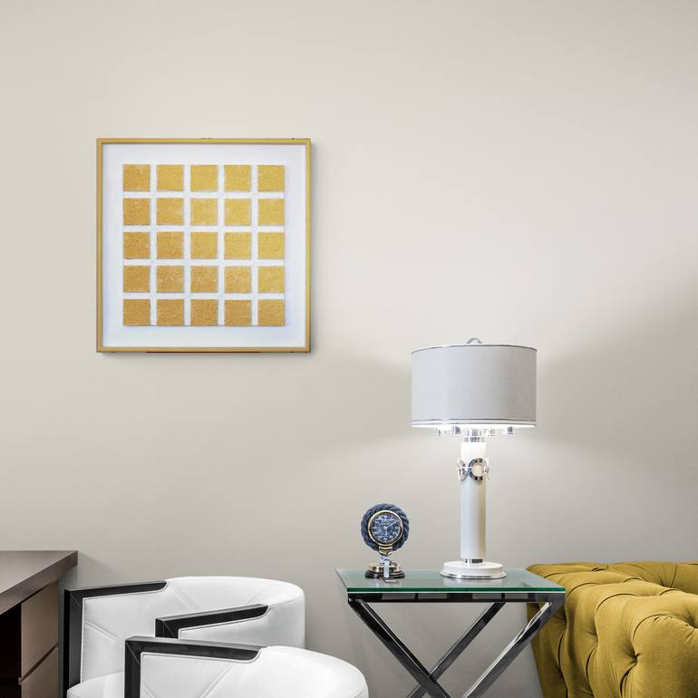 Original Minimalism Patterns Painting by Henk Broeke