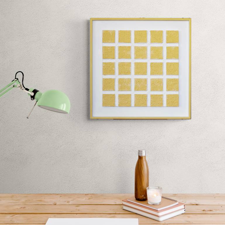 Original Minimalism Patterns Painting by Henk Broeke