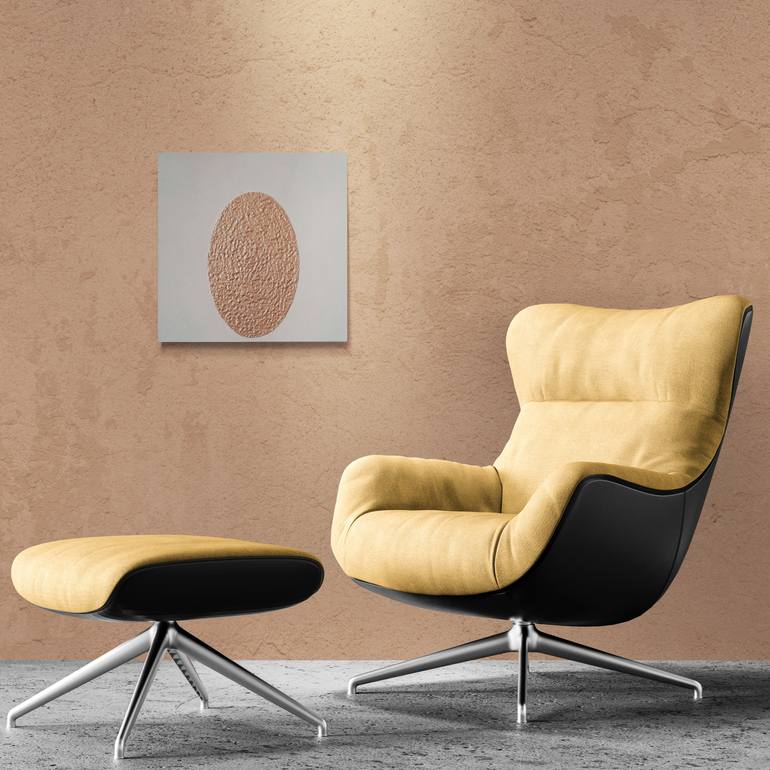 Original Minimalism Patterns Painting by Henk Broeke