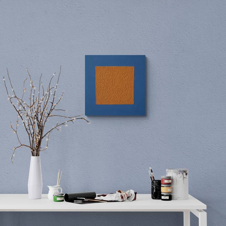 Original Minimalism Patterns Painting by Henk Broeke