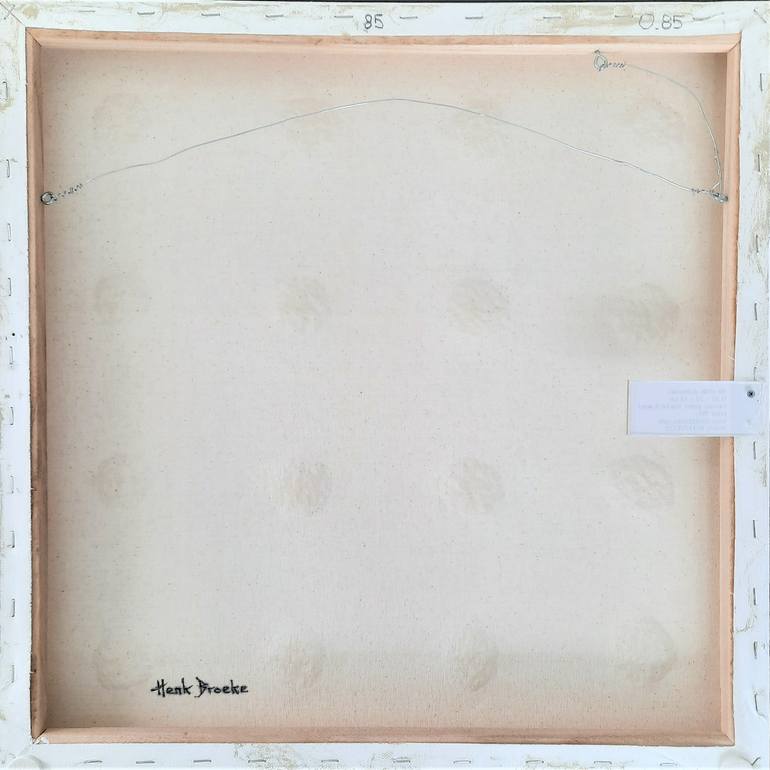 Original Minimalism Patterns Painting by Henk Broeke