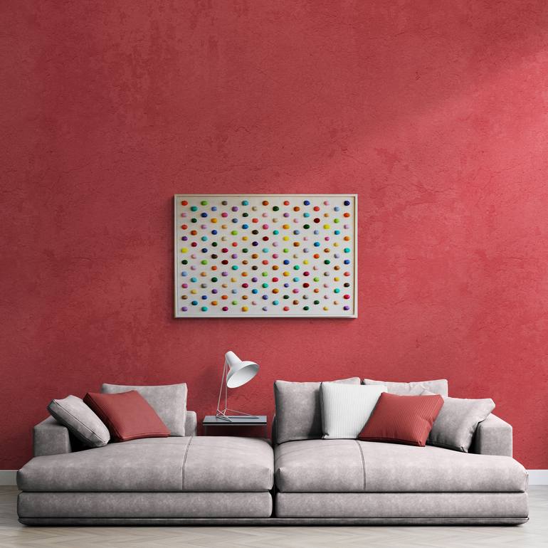 Original Minimalism Patterns Painting by Henk Broeke