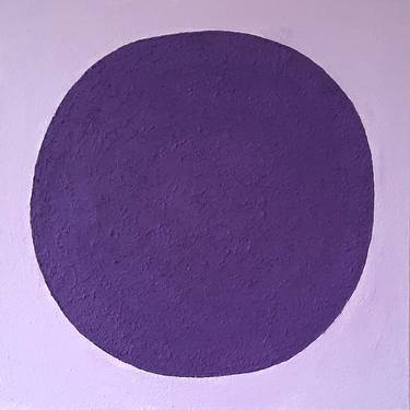 Minimalism Painting - Purple Circle - Wallobject 88 thumb