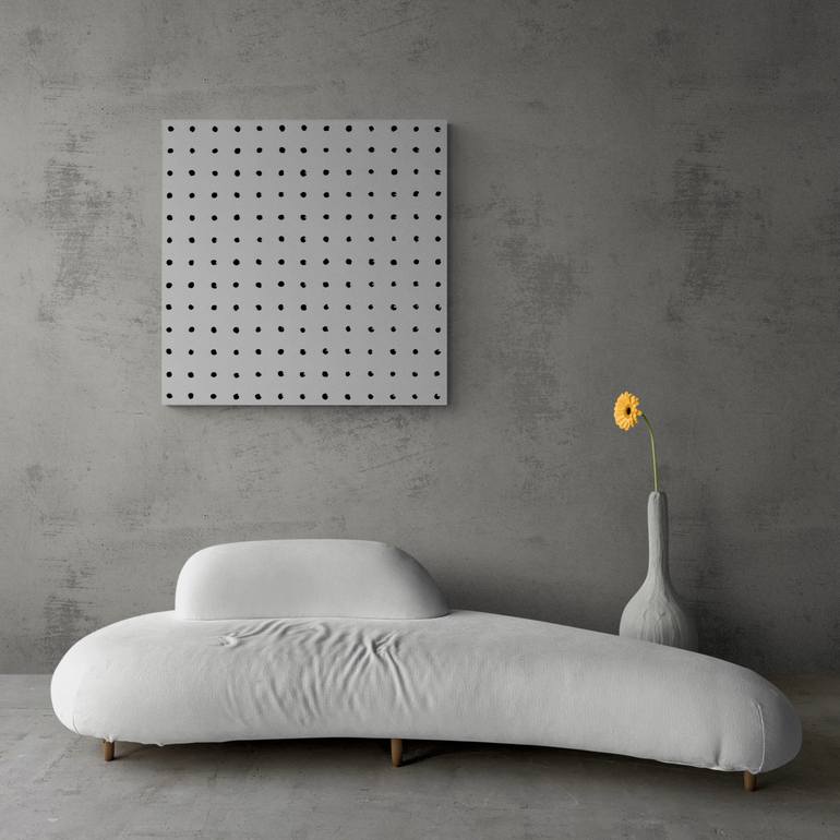 Original Minimalism Patterns Painting by Henk Broeke