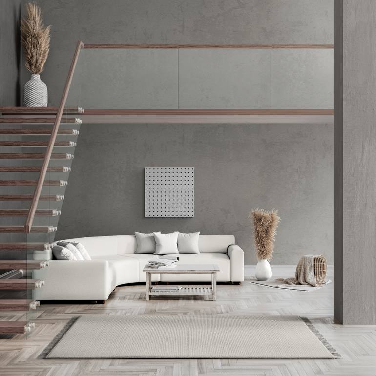 Original Minimalism Patterns Painting by Henk Broeke