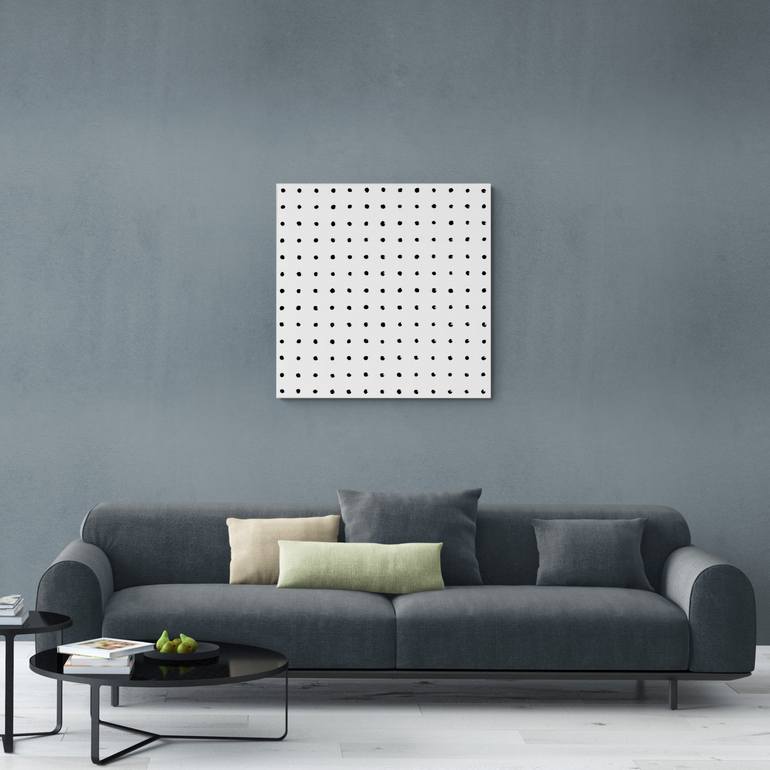 Original Minimalism Patterns Painting by Henk Broeke