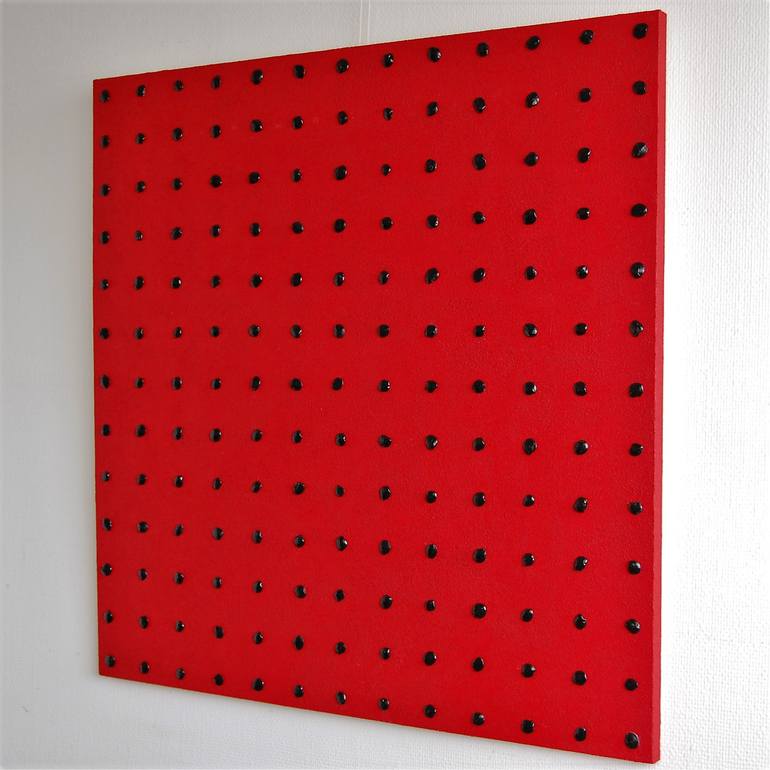 Original Minimalism Patterns Painting by Henk Broeke