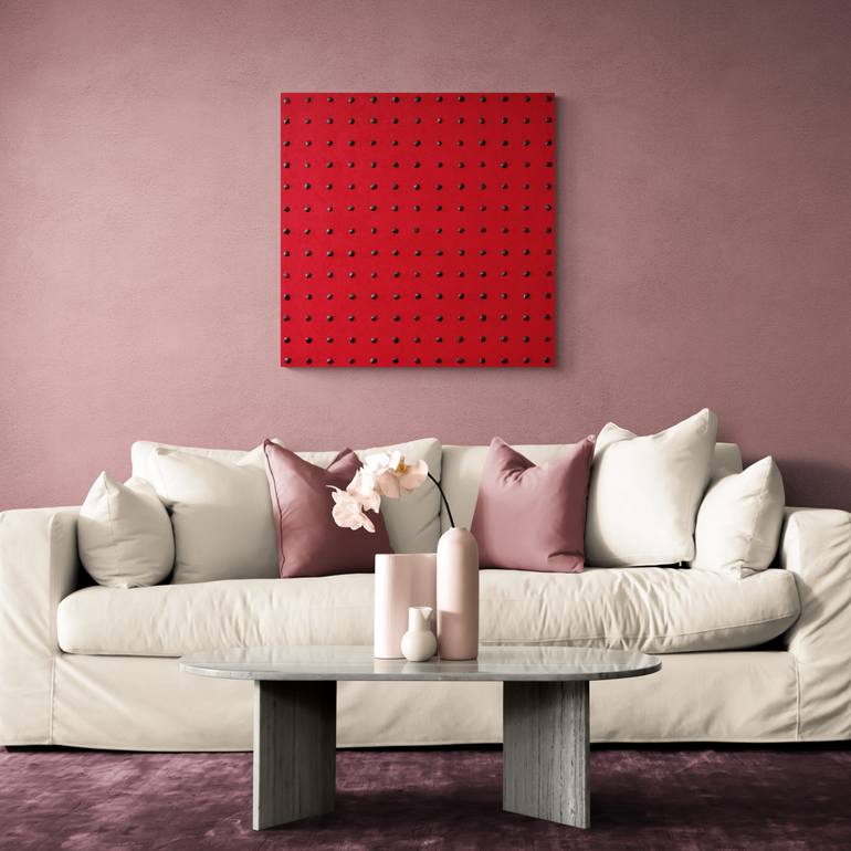 Original Minimalism Patterns Painting by Henk Broeke