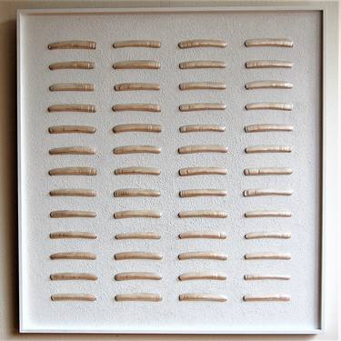 Minimalism Painting - Silver razorshells - Wallobject 31 thumb