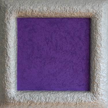 Minimalism Painting - Purple & Silver - Wallobject 56 thumb