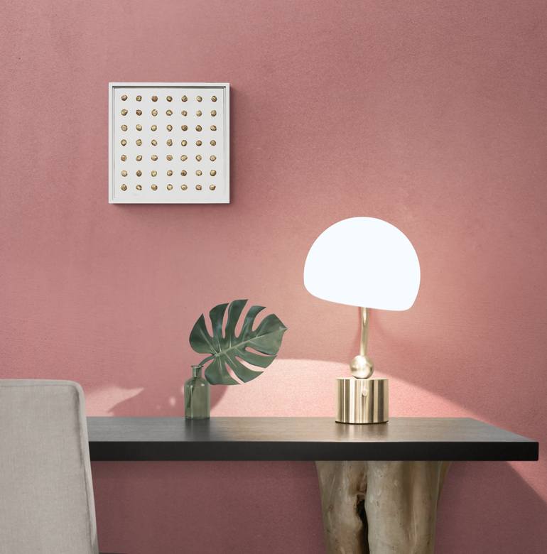 Original Minimalism Patterns Painting by Henk Broeke