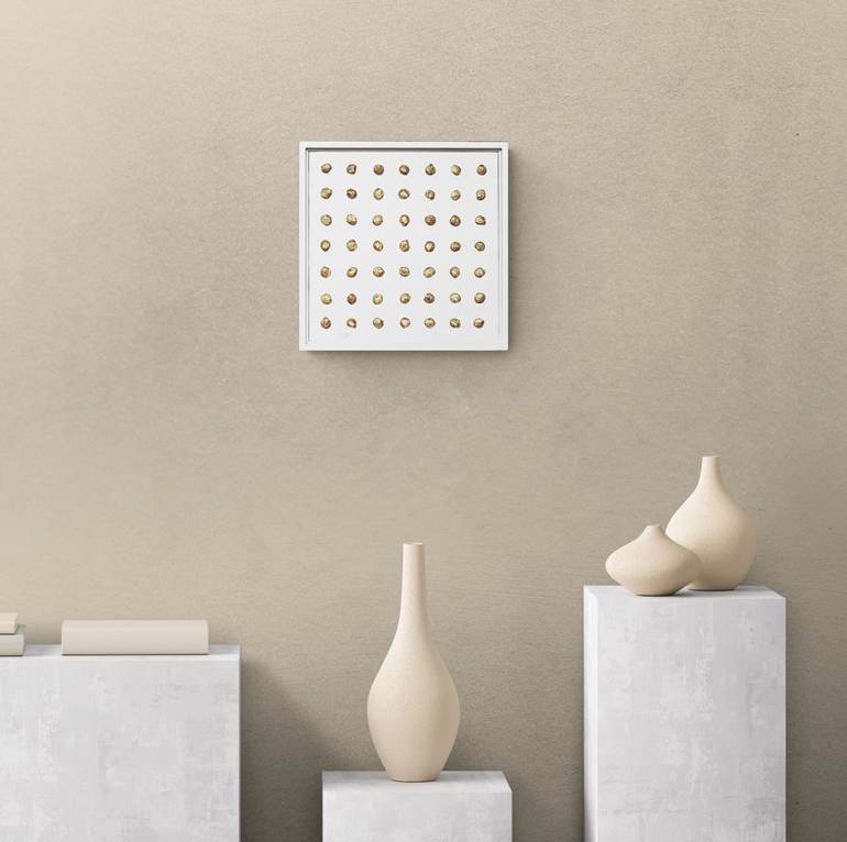 Original Minimalism Patterns Painting by Henk Broeke