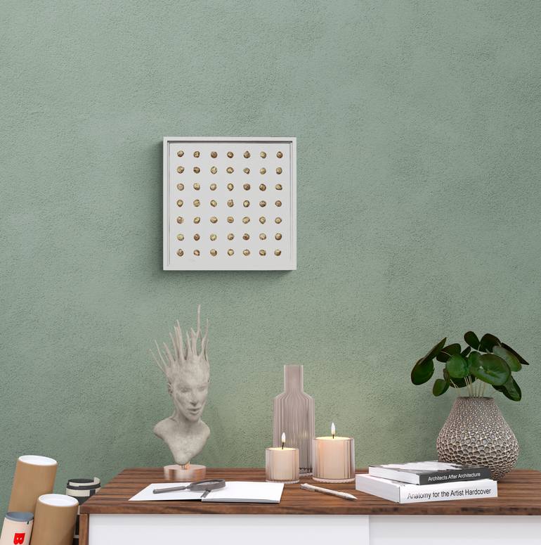 Original Minimalism Patterns Painting by Henk Broeke