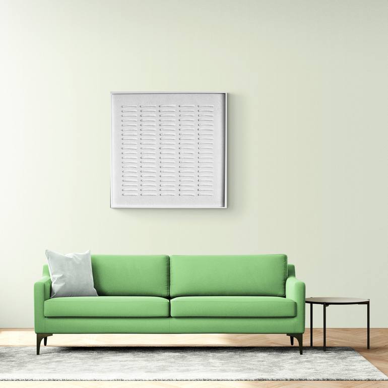 Original Minimalism Patterns Painting by Henk Broeke