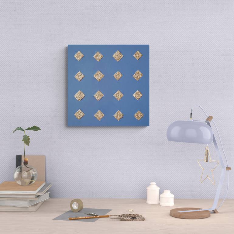 Original Minimalism Patterns Painting by Henk Broeke