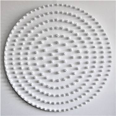 Minimalism Painting - White circle - Wallobject 64 thumb