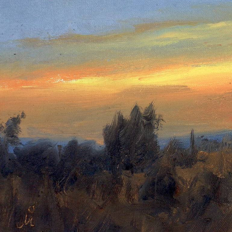 Original Impressionism Landscape Painting by Mandar Marathe