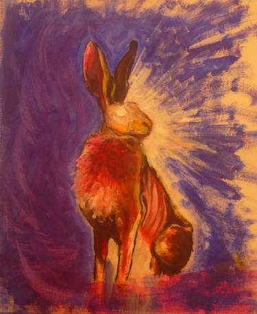 Original Expressionism Animal Painting by Marc Hatz