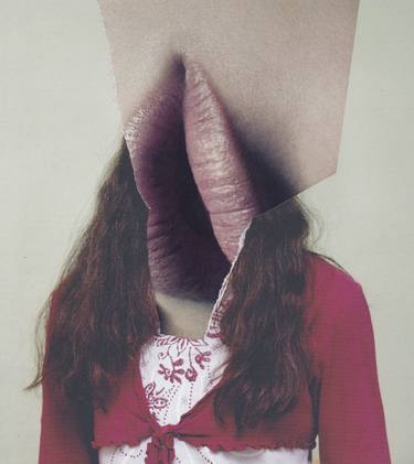 Original Dada Erotic Collage by Jorge Chamorro