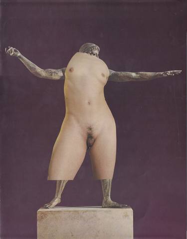 Print of Dada Erotic Collage by Jorge Chamorro