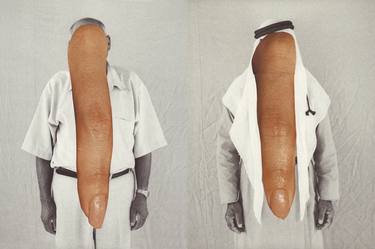 Original Dada Body Collage by Jorge Chamorro