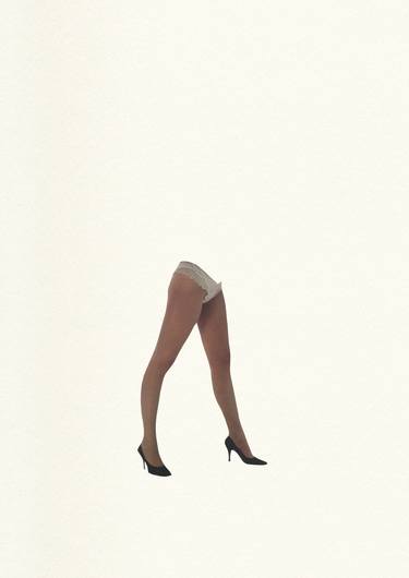 Original Dada Erotic Collage by Jorge Chamorro