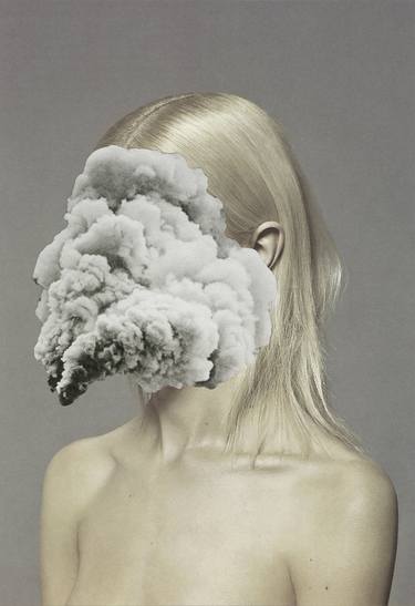 Saatchi Art Artist Jorge Chamorro; Collage, “Smoke Face” #art