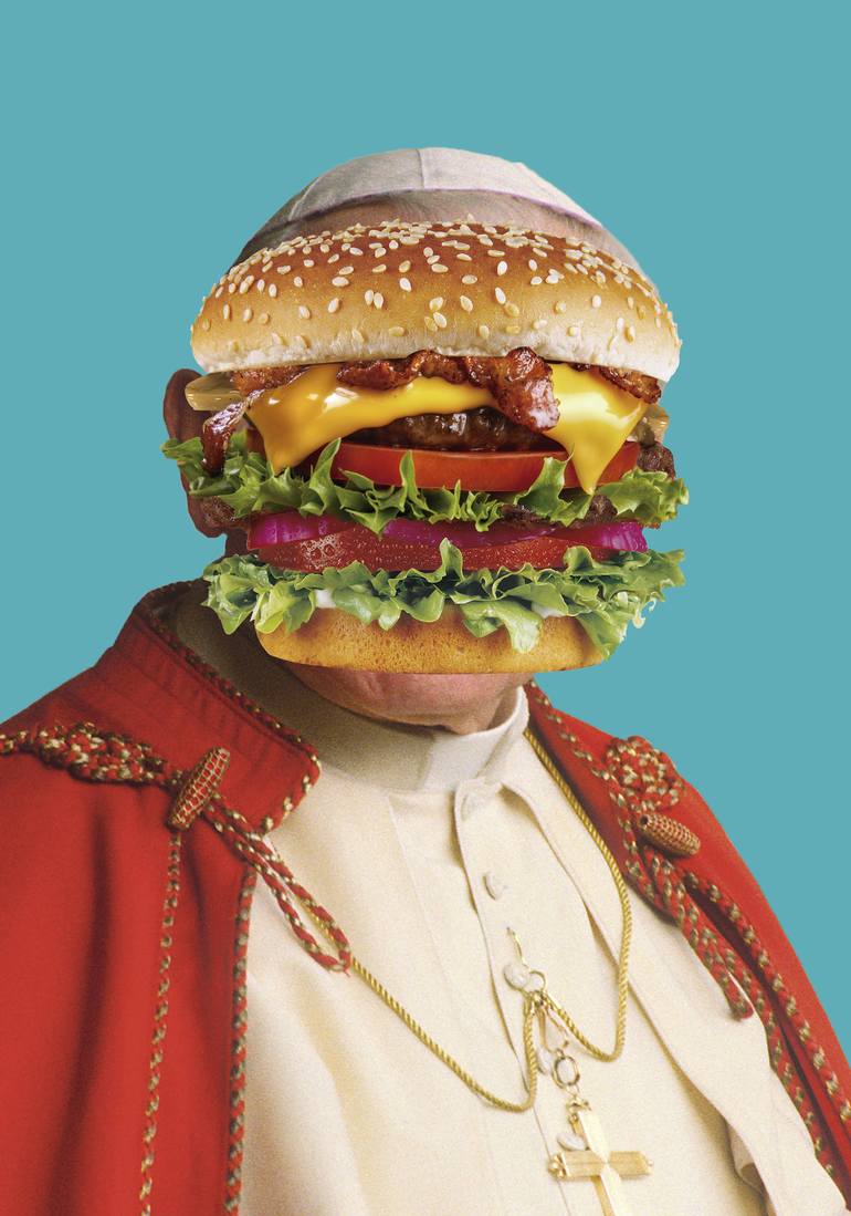 Burger Pope - Print