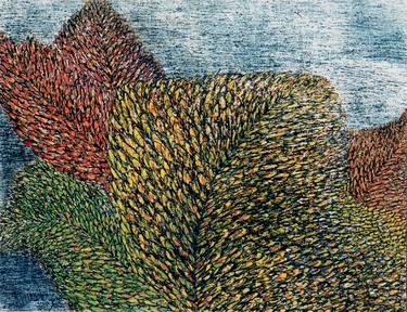Print of Expressionism Tree Paintings by Iryn Lesinska