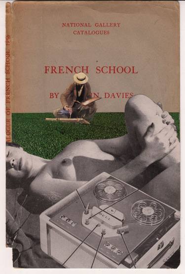 Original Dada Nude Collage by Bob Scott