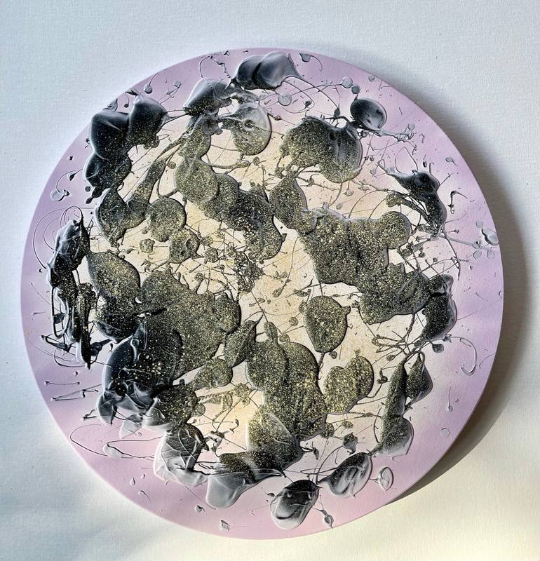 Original Abstract Expressionism Fantasy Mixed Media by Levin Hodaya